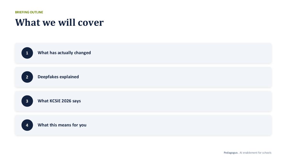 Slide 02 — What KCSiE 2026 changes