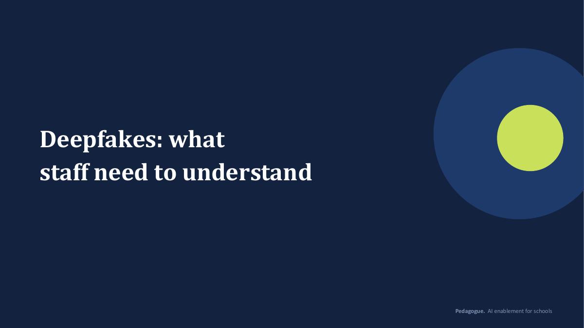 Slide 05 — The four Cs